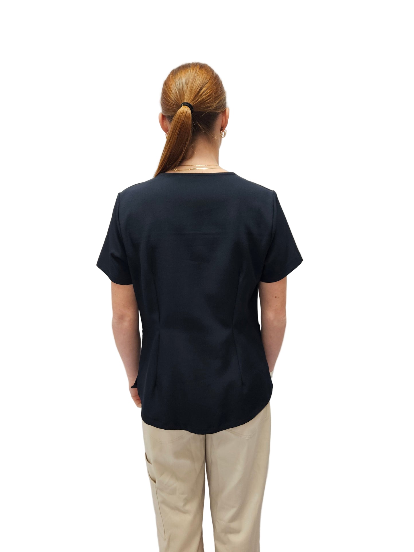 Scrub Top Ladies Dark Navy