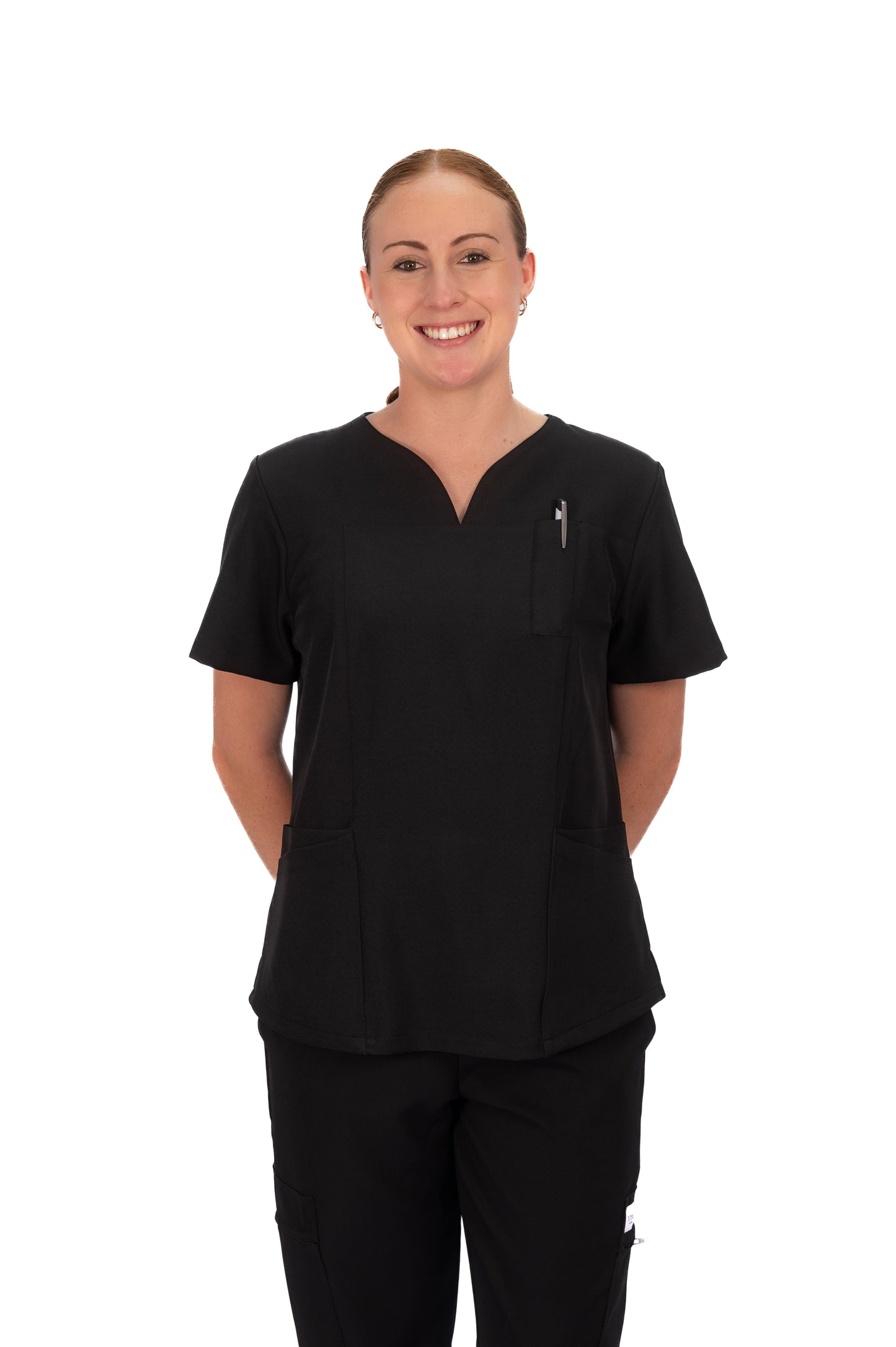 The Signature 5 Pocket Ultra Scrubs Ladies Top